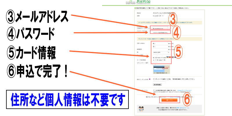 カリビアンコムの申し込み方